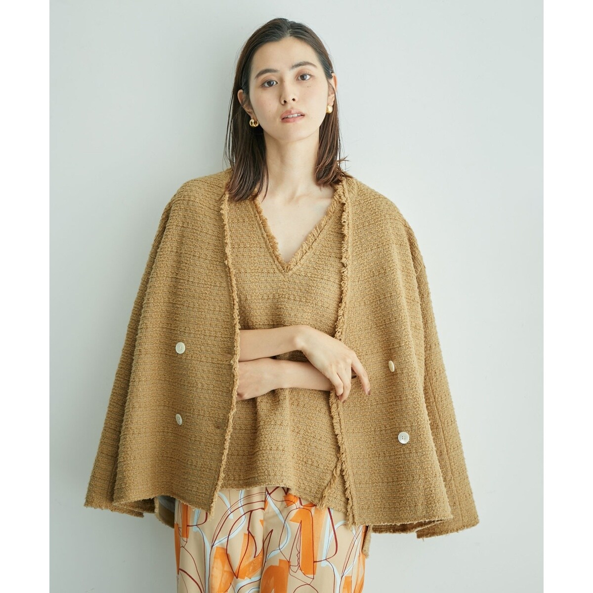 新品ROPÉ 【辺見えみり】OUTERSUNSET×ROPE'ツイードジャケット セール 40%OFF】【辺見えみりさんコラボ】OUTERSUNSET×ROPE