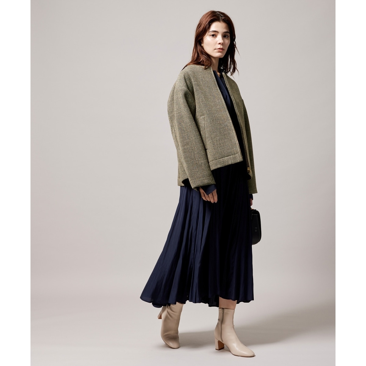 辺見えみりさんコラボ】OUTERSUNSET×ROPE' ボンディング ツイード