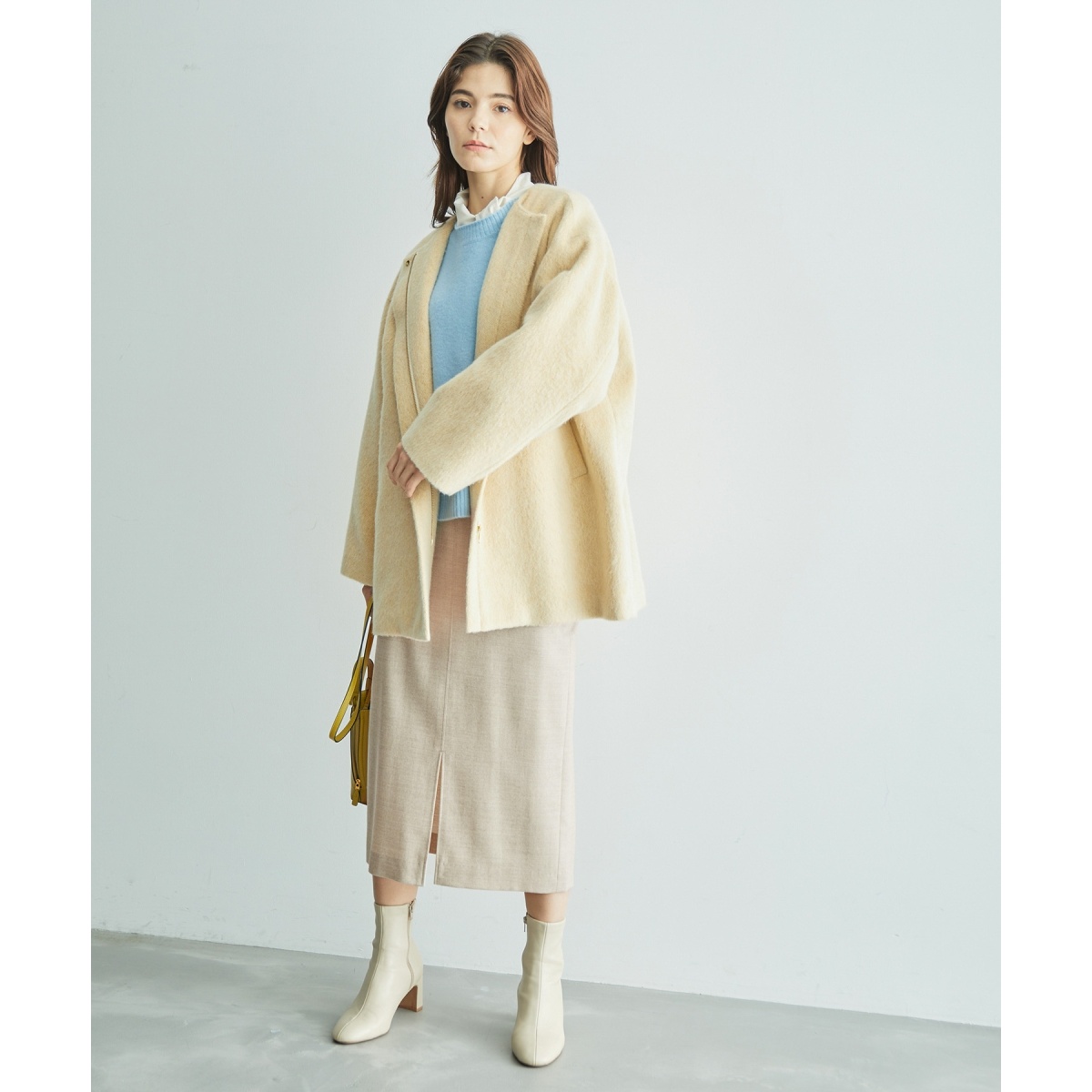 美品 MaisonMargiela4 19AW フロントデザインスカート-