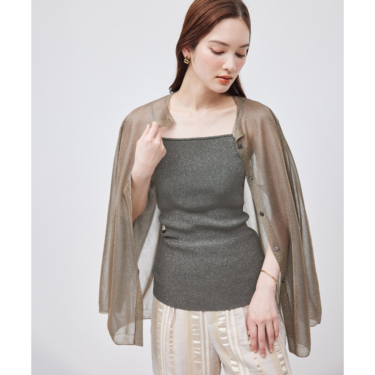 パッド付きラメキャミソール | ロペ(ROPE') | マルイウェブチャネル