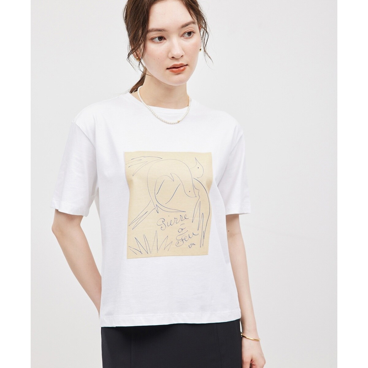 ROPE' / ロペ 【ROPE' meets Henri Matisse】プリント Tシャツ ROPE'｜【ROPE' meets Henri Matisse】プリント Tシャツ