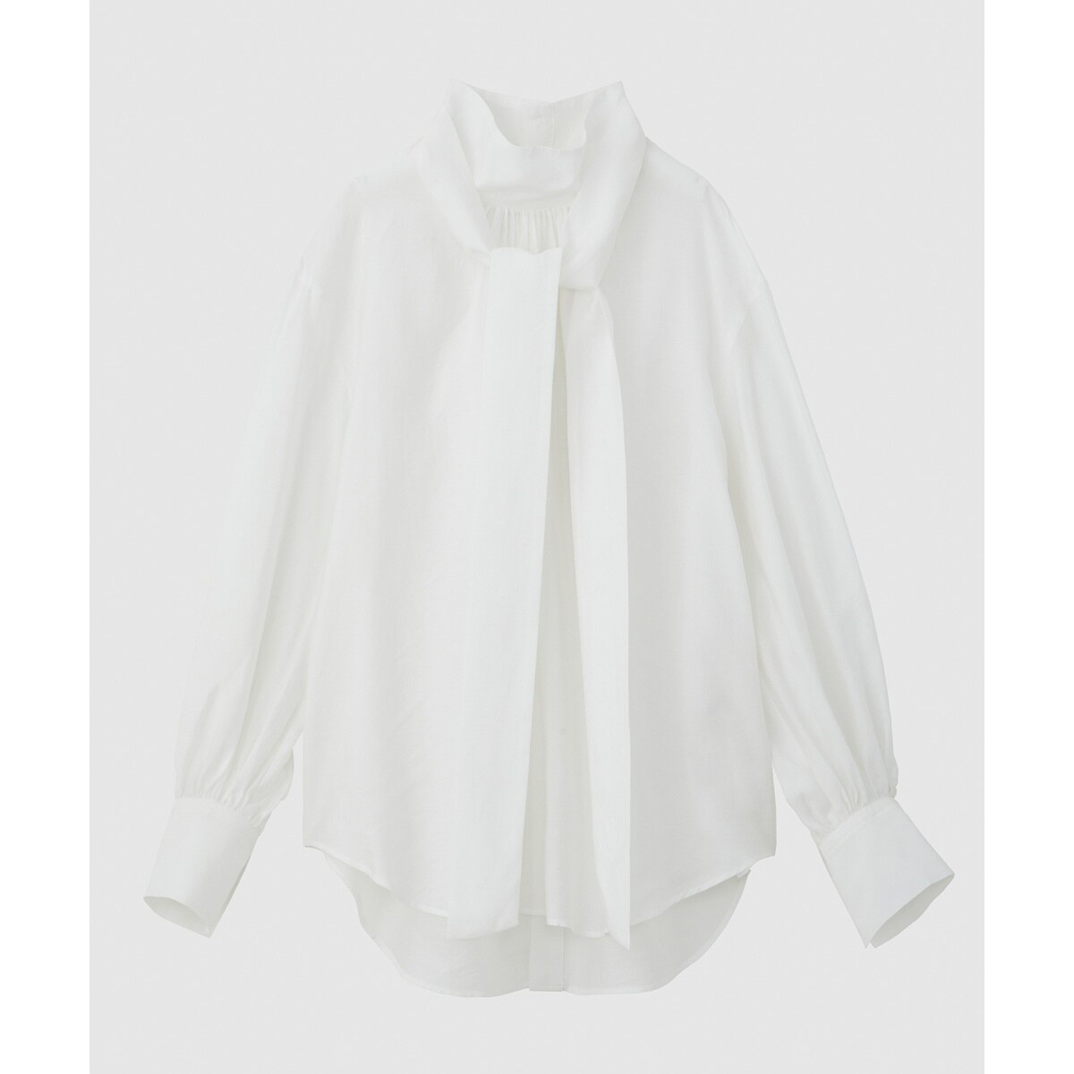 NALYA】シルク混ハイネック/ボウタイブラウス（2way） | ロペ(ROPE