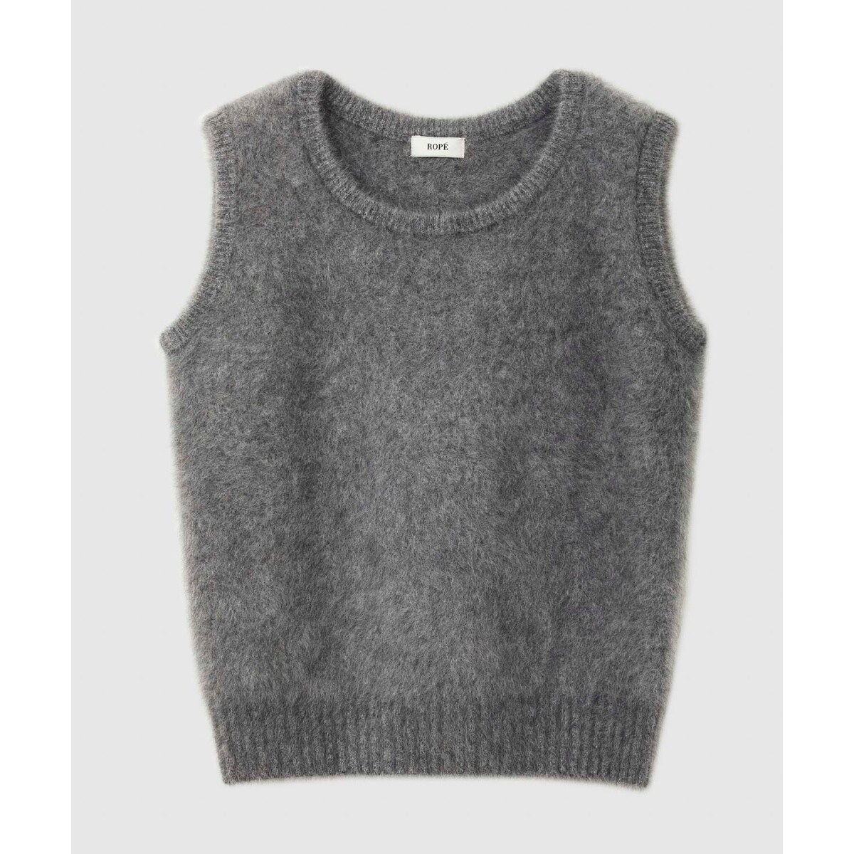 ROPE / 24AW/フォックスラクーンノースリーブベスト/FREE/ウール/BLU/無地/GGM-34240 フォックスラクーンノースリーブベスト | ロペ(ROPE') | マルイウェブ