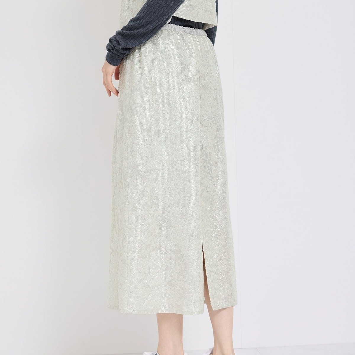ロペ（ROPE’）/スパンコールIラインスカート スパンコールIラインスカート | ロペ(ROPE') | マルイウェブチャネル