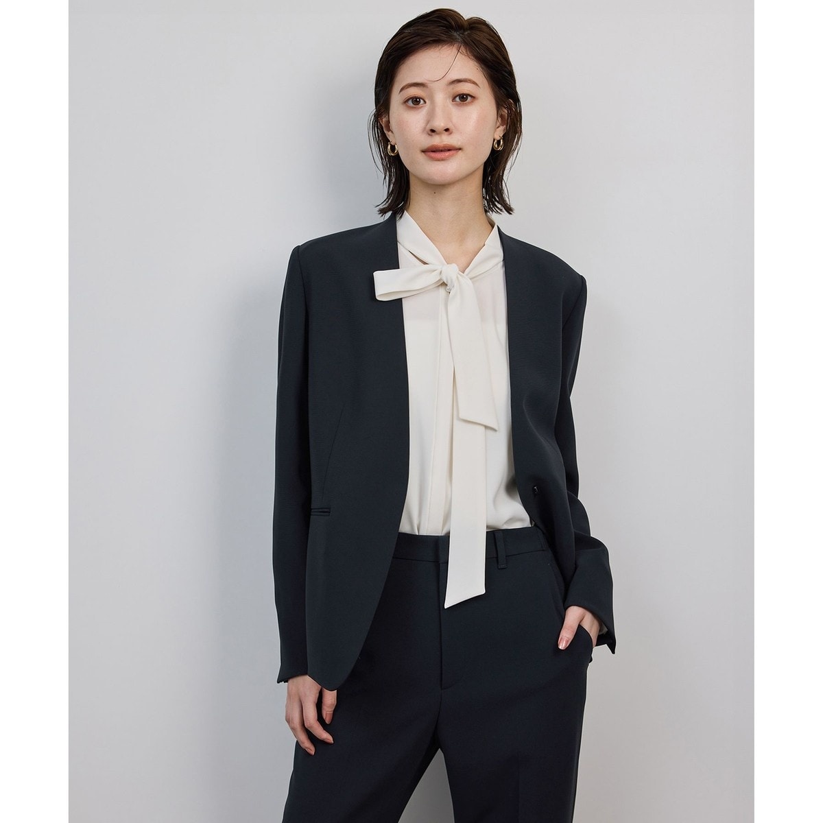 formformaフォルムフォルマノーカラージャケット7号 formformaフォルムフォルマノーカラージャケット7号