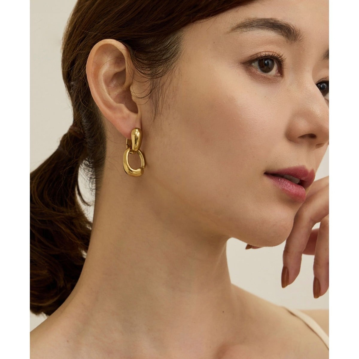 RPアナグラムロゴモチーフスタッドピアス | ロペ(ROPE') | マルイ