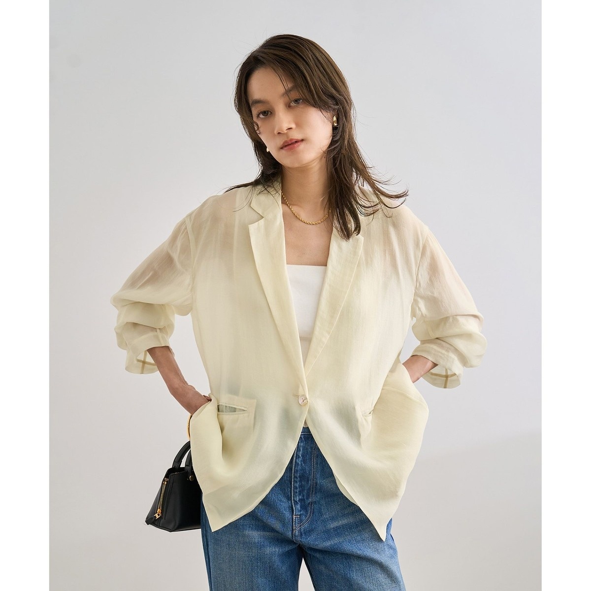 洗える・新色追加】シアーライトジャケット | ロペ(ROPE') | マルイ