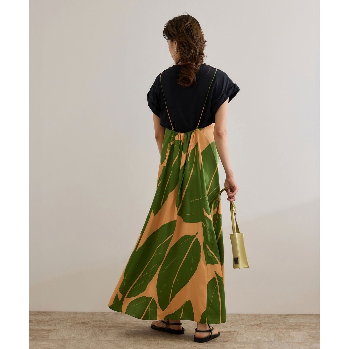 洗える】ルナサテンコンフォートキャミワンピース | ノーブル(Noble