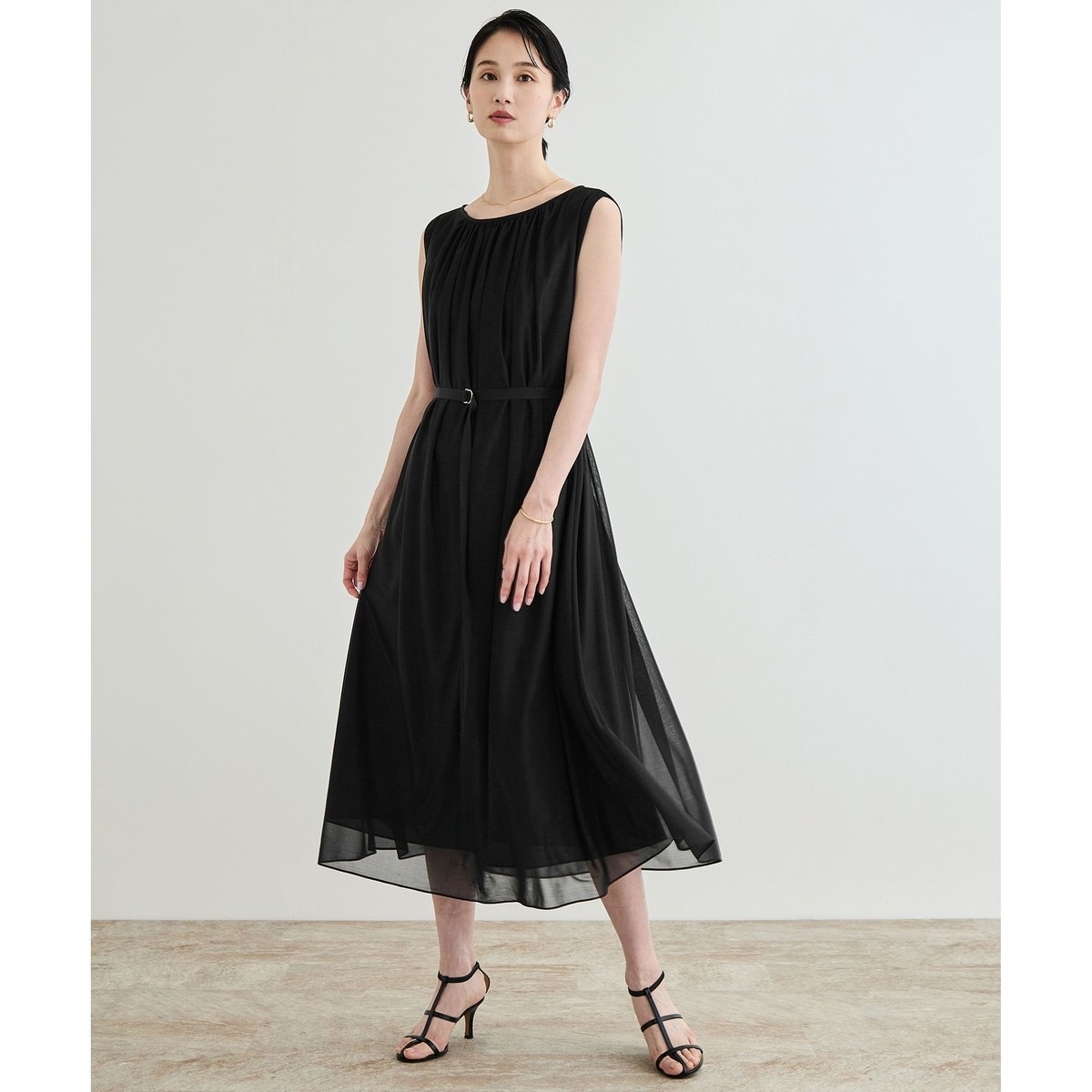 ウールジャージーワンピース【エディター三尋木奈保さんコラボ