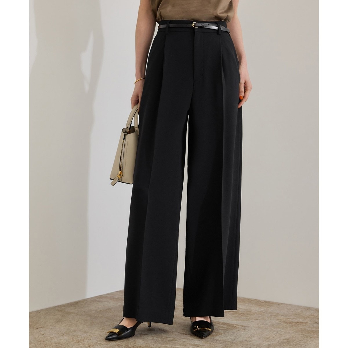 洗える】テンセルデニムイージーパンツ | ロペ(ROPE') | マルイウェブ