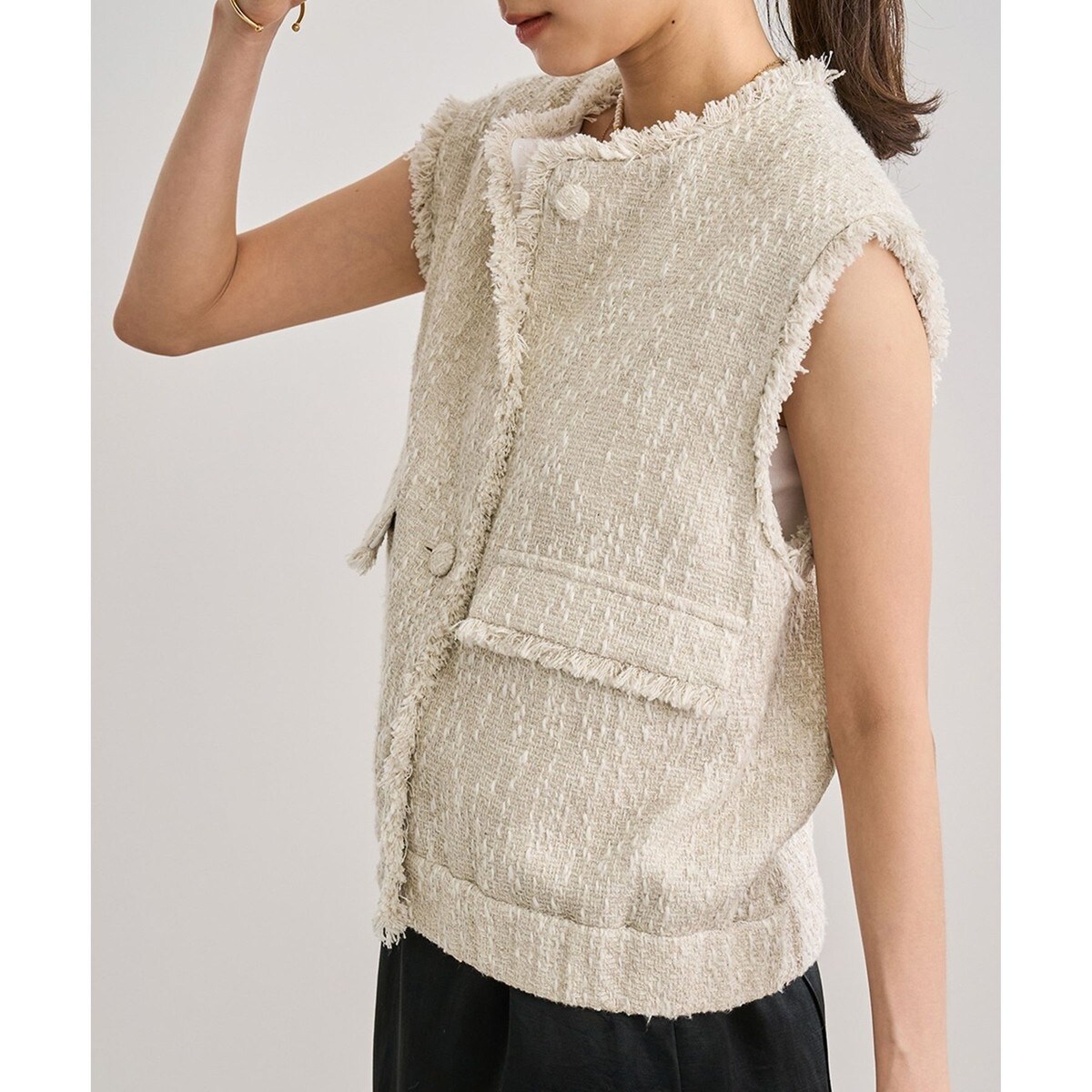 IENA コード刺繍ジレ コード刺繍ジレ（ベスト）｜IENA（イエナ）の通販｜BAYCREW'S STORE