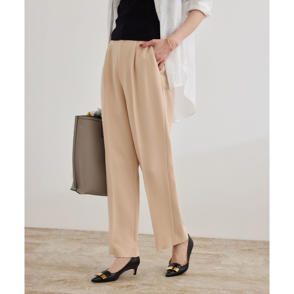 日本製］起毛ストライプストレートパンツ | ジャンニ・ロ・ジュディ