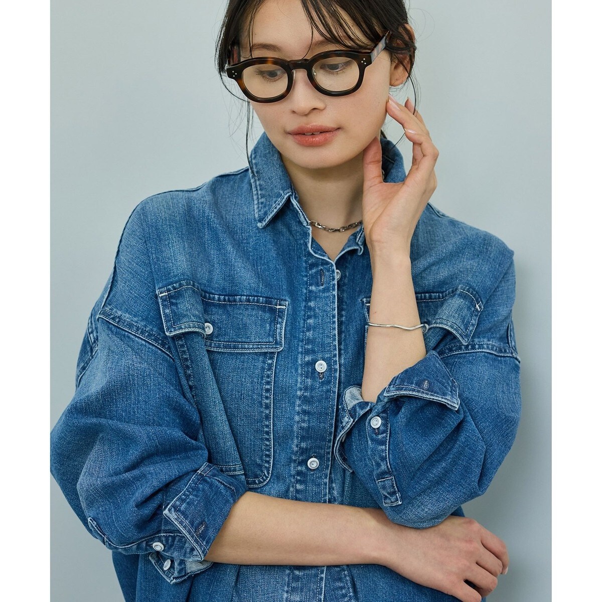 【WEB・一部店舗限定】ボストンクリアレンズUVカットグラス/ケースセット