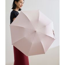 ロペ(ROPE')の【晴雨兼用・高機能】２段式開閉 折りたたみバンブーパラソル【UVカット/遮光・遮熱・防水効果】