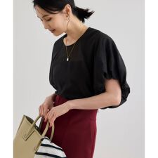 【洗える】コットンシルクブラウス/セットアップ対応