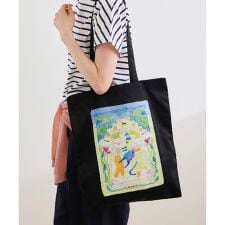 【Kei Nagayama for ROPE'】イラスト入りトートバッグ【A4対応】
