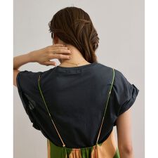 ツイストフレンチスリーブTシャツ