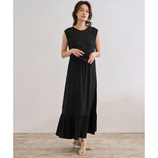 【WEB・一部店舗限定】バックシャンティアードワンピース/洗える