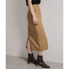 [美人スカート]ウールレーヨンポケット付きタイトスカート(無地)/イージーケア・セットアップ対応