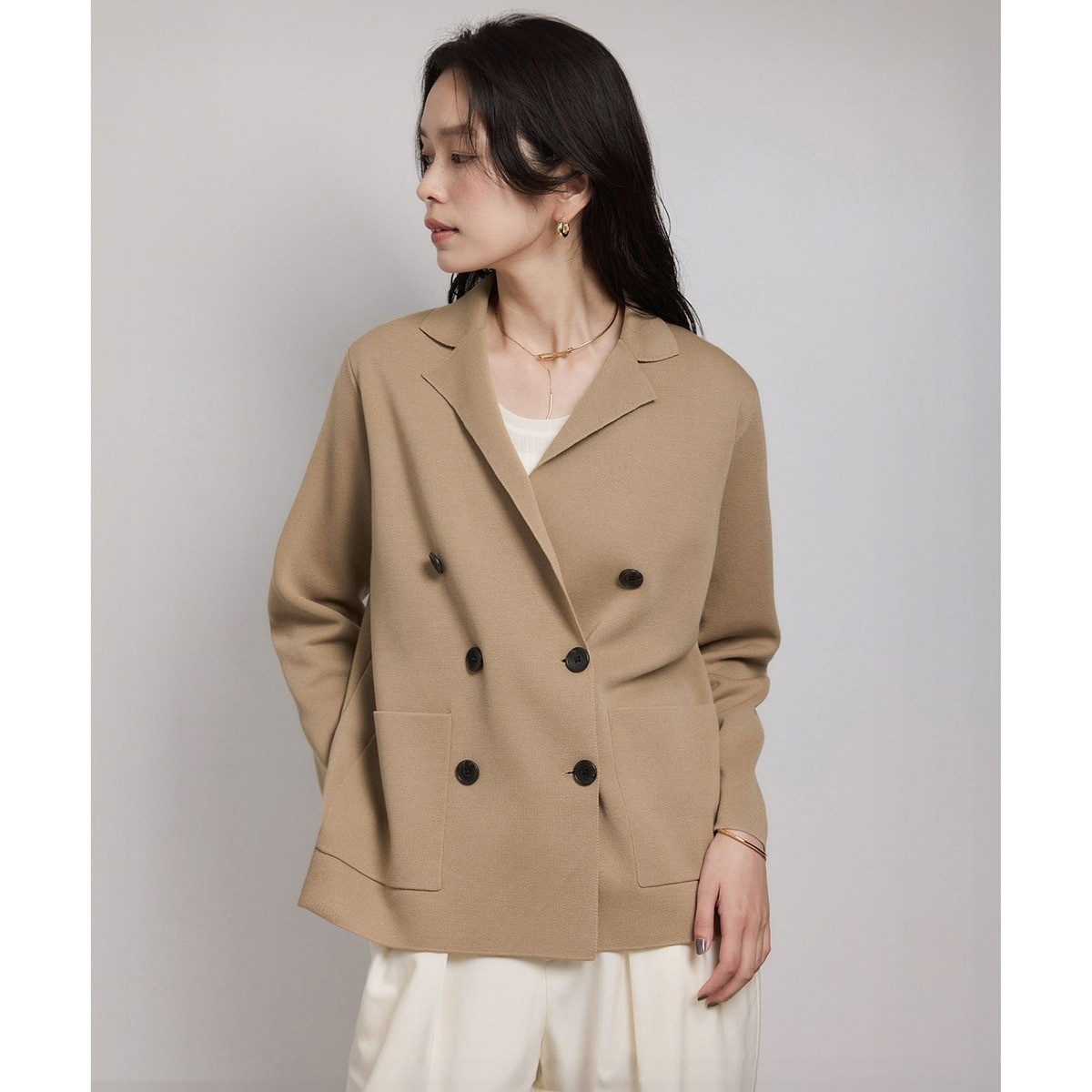 未使用★ROPE｜定価5.2万 24SS ウールモヘヤ ダブルジャケット 楽天市場】ウールモヘヤDOUBLE JACKET/セットアップ対応／ロペ