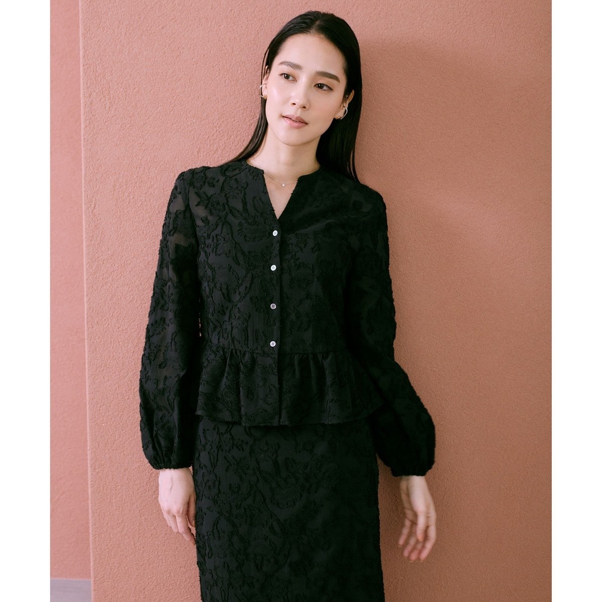 ロペ（ROPE’）/スクエアドットプリントブラウス/イージーケア スクエアドットプリントブラウス/イージーケア | ロペ(ROPE') | マルイ