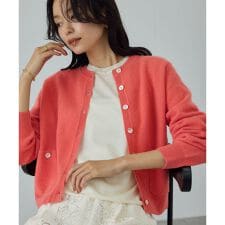 ロペ(ROPE')の【一部WEB限定】ウールカシミヤ ブレンドカーディガン/イージーケア