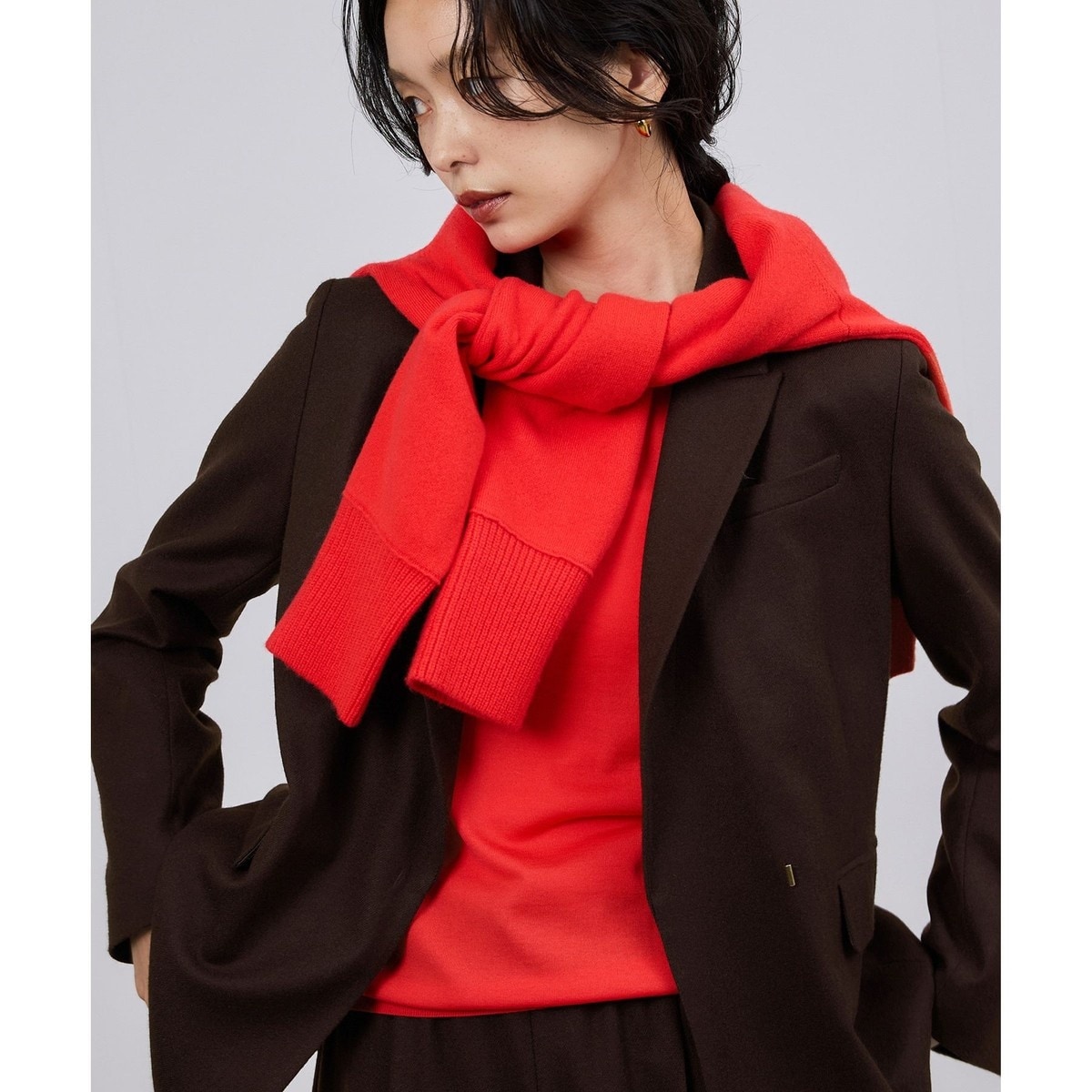 抗菌防臭・接触冷感・UVカット カナパ金ボタンジャケット通勤・セットアップ対応 ROPE' PICNIC｜【抗菌防臭・接触冷感・UVカット】カナパ金ボタン