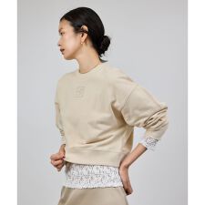 アナグラム刺繍スウェットプルオーバー/イージーケア