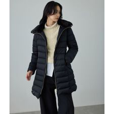 ロペ(ROPE')のサテンロング丈ダウンコート/イージーケア