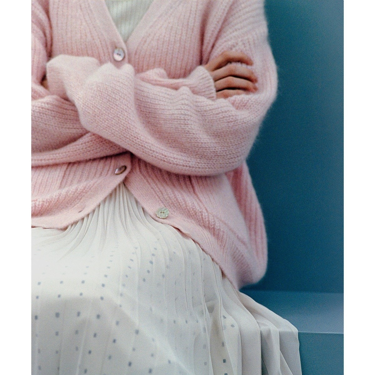 追加》YAK/ヤク ダブルボタンニットカーディガン 2 | ノーブル(Noble