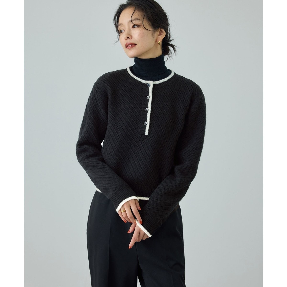 フォックスラクーンクルーネックニット | ロペ(ROPE') | マルイウェブ