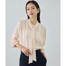 ボウタイブラウス/イージーケア・26SS
