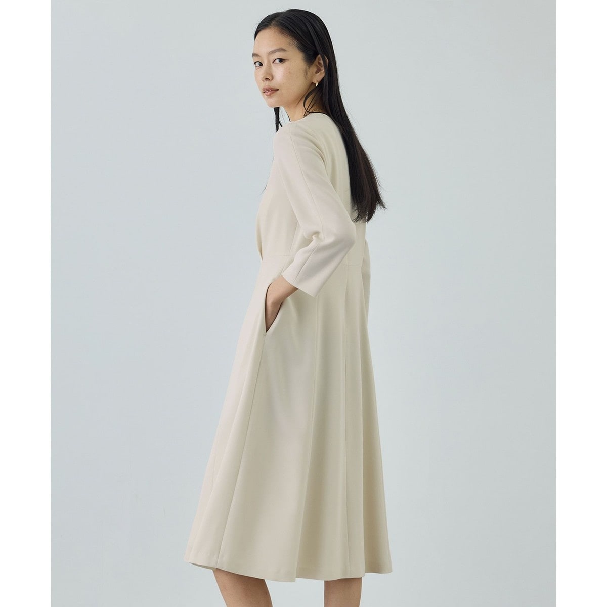 ニットドッキングティアードドレス | ブルーレーベル・クレスト