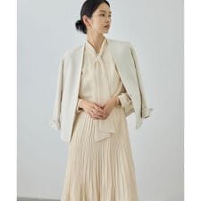 ロペ(ROPE')のジョーゼットシフォンプリーツワンピース/26SS