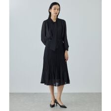 ロペ(ROPE')のジョーゼットシフォンプリーツワンピース/26SS