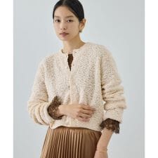 【COOHEM(コーヘン)】 COTTON FANCY YARN KNIT CARDIGAN
