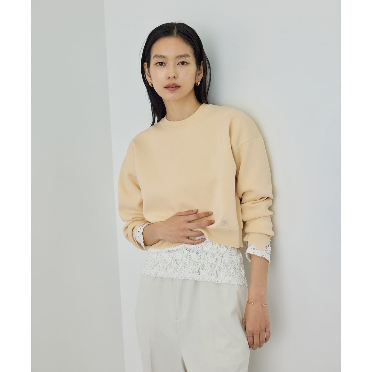 スーパーファインメリノウールスパンコールニット | ロペ(ROPE