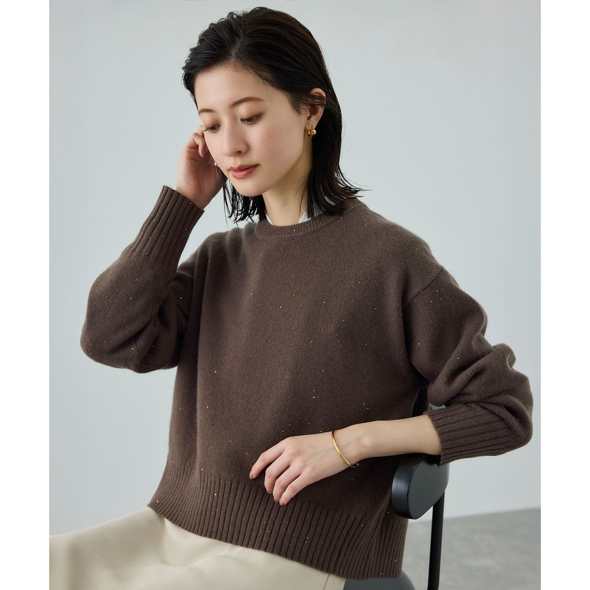 チャイニーズラクーンファーニットプルオーバー | ロペ(ROPE