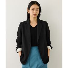 トリアセツイル シングルテーラードジャケット(デニムライク)/セットアップ対応