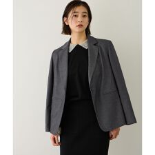 トリアセツイル シングルテーラードジャケット(デニムライク)/セットアップ対応