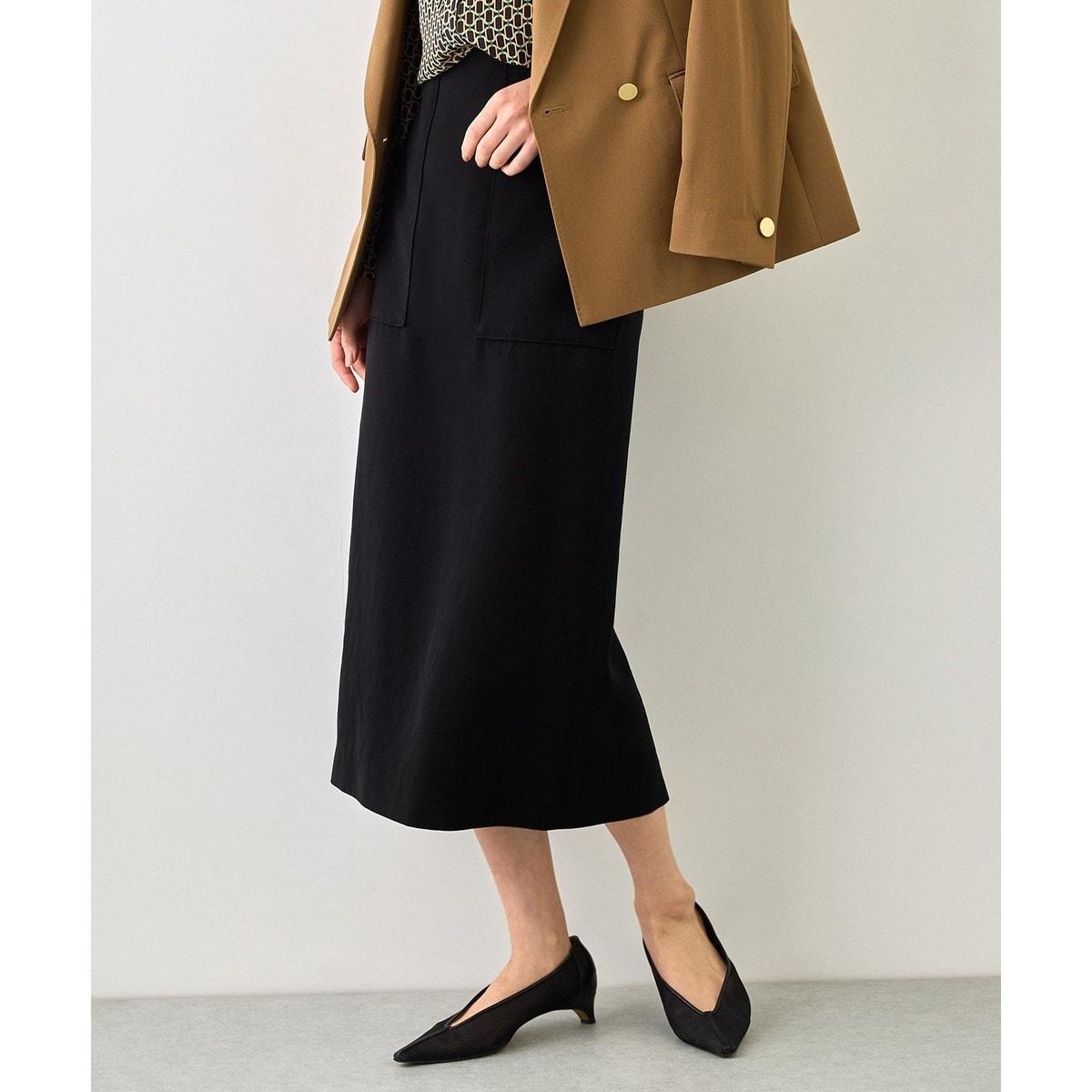 J'aDoRe・一部店舗限定サイズ】[美人スカート]キュプラポリエステル