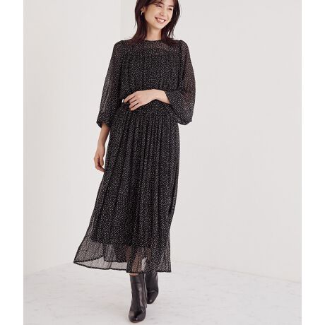 Web限定 ドットジョーゼットワンピース ロペ Rope ファッション通販 マルイウェブチャネル To607 281 54 01