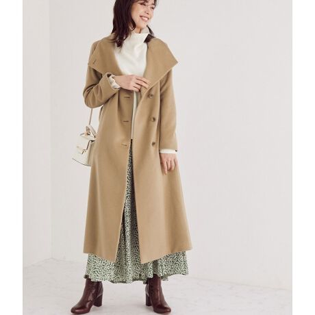 20AW】プレミアムカシミヤショールカラーコート | ロペ(ROPE 