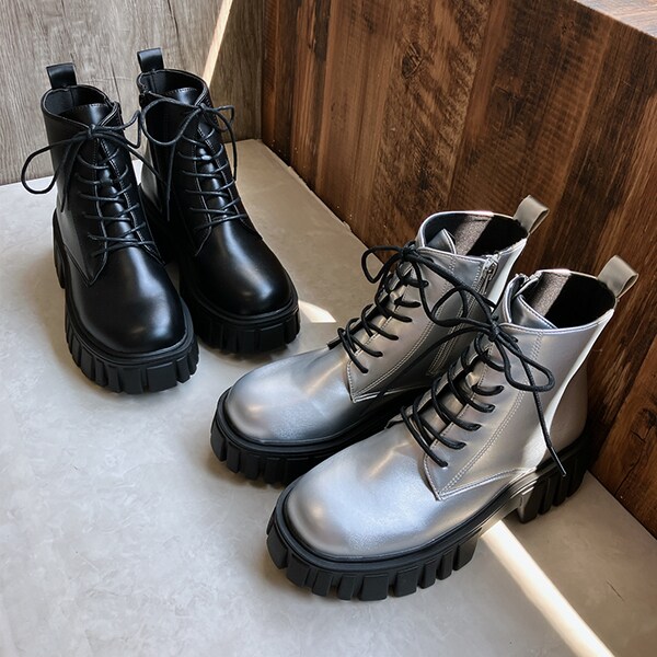 厚底 トラックソール エンジニアブーツ | ヌーベルヴォーグ