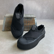 ヌーベルヴォーグ リラックス(NOUBEL VOUG Relax)の【25秋冬新作】【人気】【定番】厚底☆クロスバンド レースレススリッポン