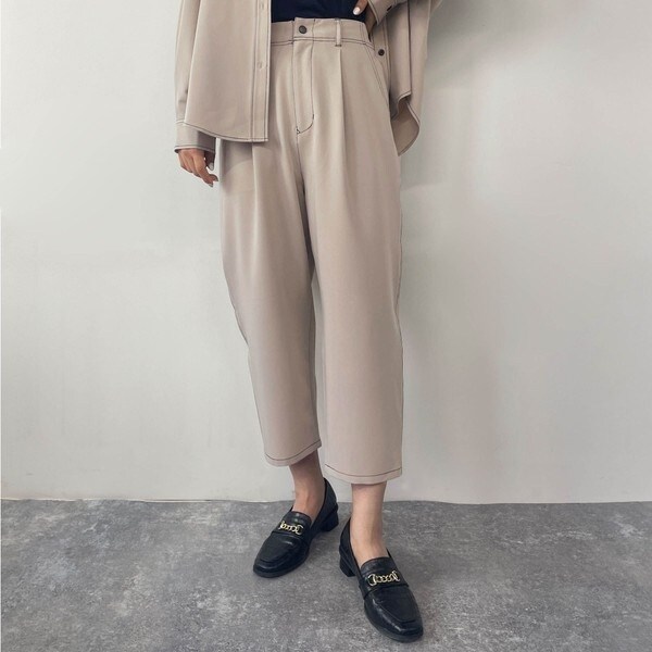 配色ステッチイージーサルエルパンツ | NICOLE CLUB | マルイウェブ