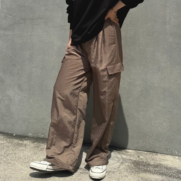 niconico様　　カーゴツイルボリュームパンツ ナイロンツイルカーゴパンツ | NICOLE CLUB | マルイウェブチャネル