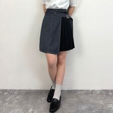 ラッププリーツスカート
