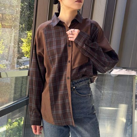 [^ԁF5463-8016]AVg[Ȑ؂ւ2ނ̃`FbN̑gݍ킹ȂI[o[VcoBނ̃VcCN悤ȃfUCfꒅBgbvXg͂HDƂĂ劈ŁAVvȃR[fɉHD邾Ń|CgɁIYCNȂVGbgV[g{gƑQV[gpcɃ[t@[킹ŏ̎q炵X^CO߂łBpfg163cm fډ摜̏i̐F́A Beꏊ̓ȂǂɂFقȂČꍇ܂Bi̐F́AnAbv̉摜QƂB܂Aql̂gPCEX}[gtH̃j^[ȂǂɂFقȂČꍇ܂B\߂̏ゲB