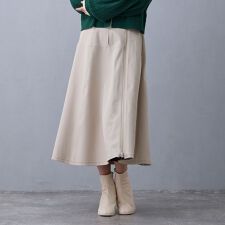 スリットプリーツフレアスカート